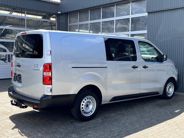 Citroen JUMPY 2.0 HDI 120 DC XL Marge BTW en BPM vrij!! Airco Cruise controle Trekhaak 2500kg Navigatiesysteem 5-Persoons Parkeerhulp achter Apple carplay 1e eigenaar Euro 6 Bpm en Btw vrij voor particulier gebruik !!