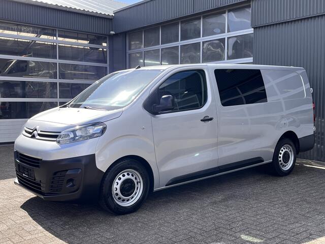 Citroen JUMPY 2.0 HDI 120 XL DC Marge BTW en BPM vrij!! Airco Cruise controle Trekhaak 2500kg Navigatiesysteem 5-Persoons Parkeerhulp achter Apple carplay 1e eigenaar Euro 6 Bpm en Btw vrij voor particulier gebruik !!