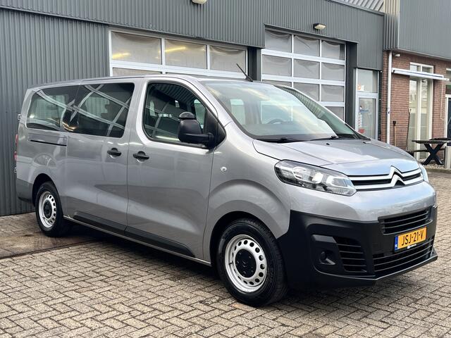 Citroen JUMPY 1.5 BlueHDi XL Marge BTW en BPM vrij!! Airco Cruise controle Trekhaak 2500kg Navigatiesysteem Personenvervoer 8-Persoons Parkeerhulp achter Apple carplay 1e eigenaar Euro 6 Bpm en Btw vrij voor particulier