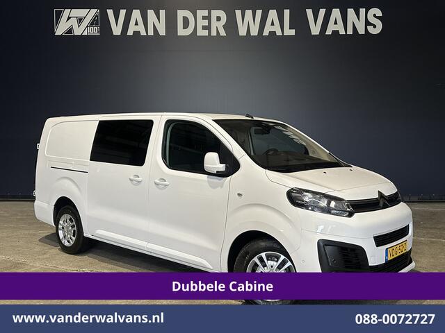Citroen JUMPY 2.0 BlueHDI 150pk L3H1 Dubbele cabine Euro6 Airco | 6-Zits | Camera | Navigatie Apple Carplay, Android Auto, Cruisecontrol, Parkeersensoren