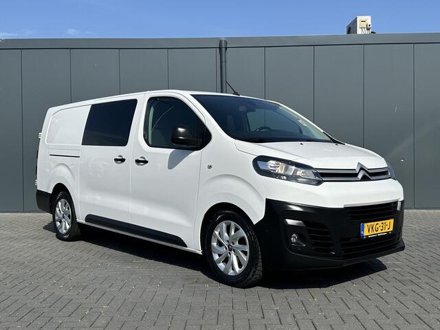 Citroen JUMPY 2.0 BlueHDI 180 PK / AUTOMAAT / L3H1 / DUBBEL CABINE / 2x SCHUIFDEUR / TREKHAAK / CAMERA / BLIND SPOT / ECC / CRUISE / 6 PERSOONS