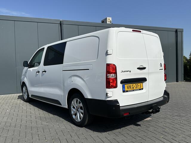 Citroen JUMPY 2.0 BlueHDI 180 PK / AUTOMAAT / L3H1 / DUBBEL CABINE / 2x SCHUIFDEUR / TREKHAAK / CAMERA / BLIND SPOT / ECC / CRUISE / 6 PERSOONS