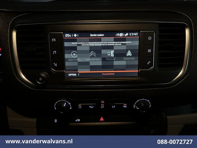 Citroen JUMPY 2.0 BlueHDI 123pk L2H1 Euro6 Airco | Camera | Navigatie | Apple Carplay | Cruisecontrol | LM Velgen Android Auto, 2500kg Trekhaak, Parkeersensoren, Bijrijdersbank
