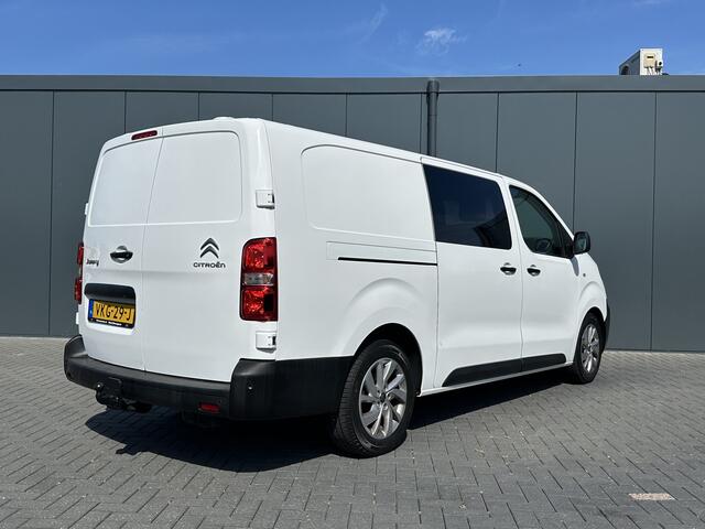 Citroen JUMPY 2.0 BlueHDI 180 PK / AUTOMAAT / L3H1 / DUBBEL CABINE / 2x SCHUIFDEUR / TREKHAAK / CAMERA / BLIND SPOT / ECC / CRUISE / 6 PERSOONS