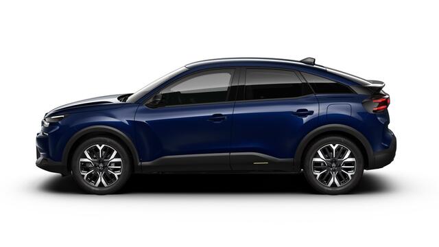 Citroen ë-C4 Business 156pk Extended range 54 kWh I NAVIGATIE I PARKEERSENSOREN VOOR & ACHTER I ACHTERUITRIJCAMERA I STOELVERWARMING + VERWARMDE VOORRUIT I COMFORT SEATS & COMFORT VERING I RIJKLAAR ¤ I ZIE KM.STAD IN AUTO