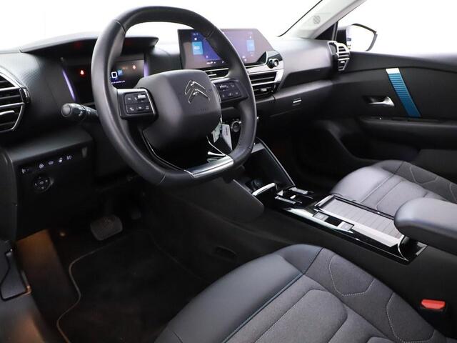 Citroen ë-C4 Feel Pack Aut. 50 kWh 3Fase Winterpakket/Camera/ Hud/Ad.Cruise/H.Leder/Nav/Keyless/CarPlay/Vc/Ecc