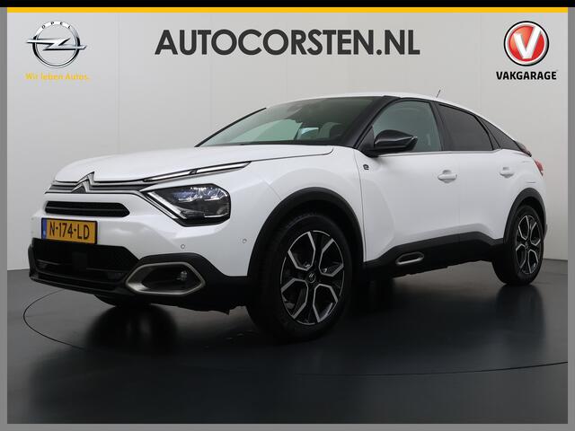 Citroen ë-C4 50kWh SOH 91% Head-Up Display Adap.Cruise Verwarmd Stuur 360°Camera Navi Ecc Apple Carplay Android Auto Shine Lmv Led Privacy Glas Isofix DAB Bluetooth Lane Assist Regen-Lichtsensor