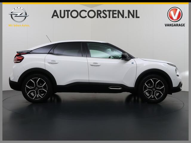 Citroen ë-C4 50kWh SOH 91% Head-Up Display Adap.Cruise Verwarmd Stuur 360°Camera Navi Ecc Apple Carplay Android Auto Shine Lmv Led Privacy Glas Isofix DAB Bluetooth Lane Assist Regen-Lichtsensor