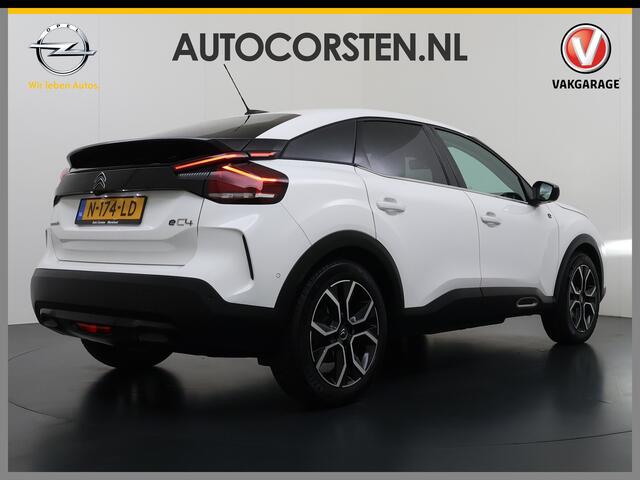 Citroen ë-C4 50kWh SOH 91% Head-Up Display Adap.Cruise Verwarmd Stuur 360°Camera Navi Ecc Apple Carplay Android Auto Shine Lmv Led Privacy Glas Isofix DAB Bluetooth Lane Assist Regen-Lichtsensor