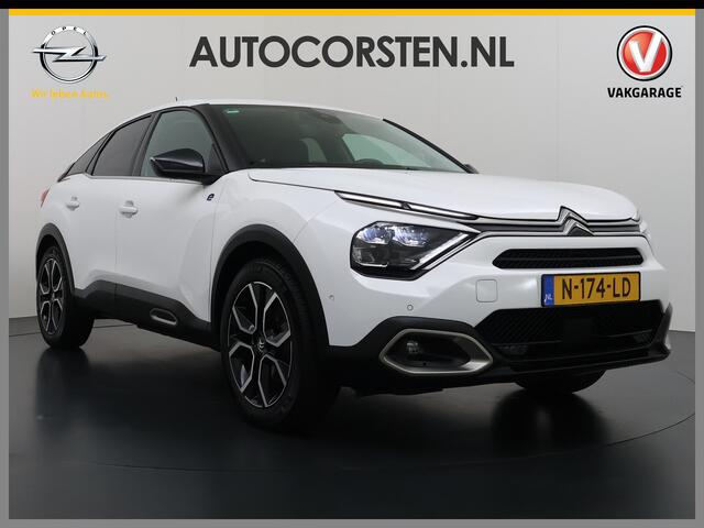 Citroen ë-C4 50kWh SOH 91% Head-Up Display Adap.Cruise Verwarmd Stuur 360°Camera Navi Ecc Apple Carplay Android Auto Shine Lmv Led Privacy Glas Isofix DAB Bluetooth Lane Assist Regen-Lichtsensor