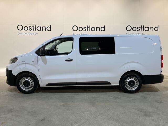 Citroen ë-Jumpy L3 136 PK DC Dubbel Cabine 75 kWh / 100% Elektrisch !! / Airco / CarPlay / Cruise Control / PDC / Navigatie / 6-Zits / 18.200 KM !!