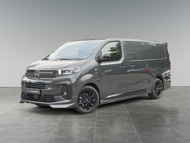 Citroen ë-Jumpy L3 75 kWh 136pk | 0% financial lease | 8 jaar garantie | STX SPORT | Lederen bekleding STX | STX Pakket | Dakspoiler | Sideskirts | 18 inch zwarte velgen | 2-zits | Dubbele schuifdeur | City Pakket | Comfort Pakket | Exterieur Pakket | Full ECO LED verlic