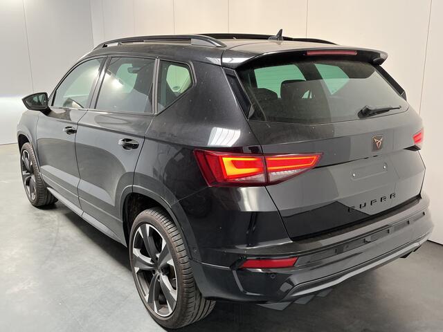 Cupra Ateca 1.5 TSI Performance / AUTOMAAT/ PANO/ ACC/ PARK.SENSOR.V+A./ 360 CAMERA/ STUUR+STOELVERWARM./ MEMORY SEAT/ DODEHOEK/ FULL LINK/ ELEK.ACHTERKLEP/ KEYLESS/ NAVI/ DAB/ CLIMA/ LED/ 19'' LMV