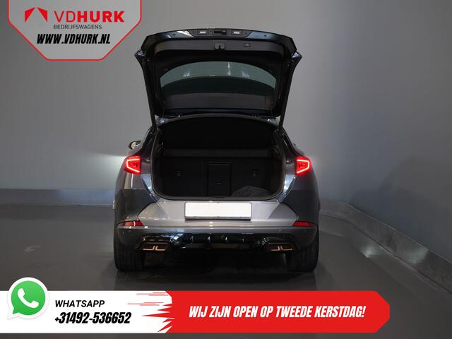 Cupra Formentor 1.4 e-Hybrid 245 pk VZ Performance Edition Pano/ Elek.Trekhaak/ Elek.Klep/ Mem.Stoel/ Matrix/ Adapt. Cruise/ Carplay/ Camera/ Stoelverw./ Stuurverw./ 19" LMV