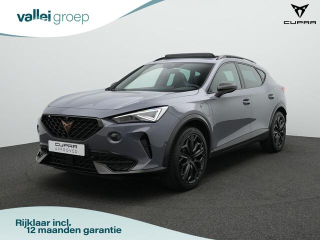 Cupra Formentor 1.4 e-Hybrid 245 pk DSG VZ Tribe Edition | Panoramadak | Trekhaak | Leder/alcantara | Beats | Matrix LED | Geheugenstoel | Rondomzicht camera | Adaptief sportonderstel