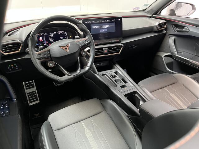 Cupra Formentor 1.4 e-Hybrid VZ Performance / AUTOMAAT/ GARANTIE TM 10-2027/ 245PK/ PANO/ MEMORYSEAT/ STUUR+STUURVERWARM./ ACC/ PARK.SENSOR. + 360 CAMERA/ DODEHOEK/ ELEK.ACHTERKLEP/ FULL LINK/ KEYLESS/ CLIMA/ NAVI/ DAB/ LED/ 19'' LMV
