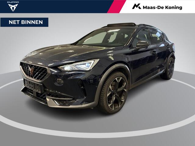 Cupra Formentor 1.4 e-Hybrid 245pk DSG VZ Performance · Panoramadak · Camera · Trekhaak · Keyless · Dodehoeksensor · Stuur- & Stoelverwarming · Sfeerverlichting ·