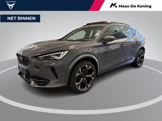 Cupra Formentor 1.4 e-Hybrid 245pk DSG VZ Performance · Panoramadak · Trekhaak · 360 Camera · Elek. Stoelen + Geheugen Bestuurder · Matrix LED · Black Leder · Keyless ·