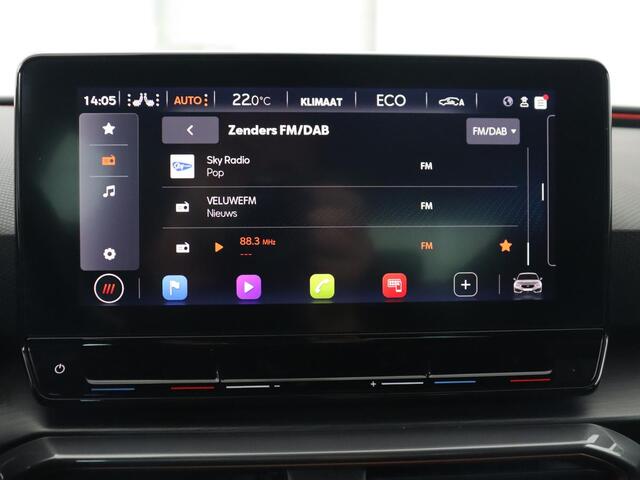 Cupra Leon 1.4 eHybrid VZ | 245pk | Stoel & stuurverwarming | Carplay | Camera | Adaptive cruise | Navigatie | Sfeerverlichting | Keyless | Sportstoelen | PHEV | Plug In