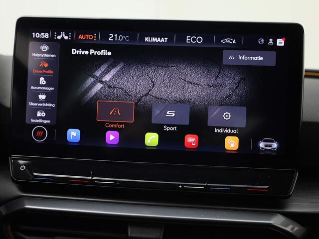 Cupra Leon 1.4e-Hybrid 150kW/204PK DSG · Navigatie · Stoel-& stuurverwarming · Parkeersensoren + Camera · Garantie tot juni 2027 of 80000km