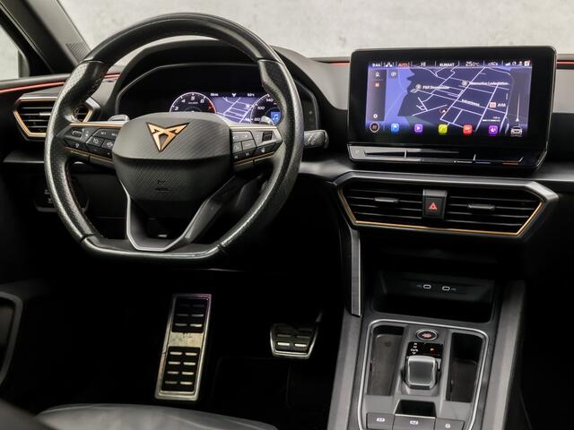 Cupra Leon 2.0 TSI VZ Sport 301Pk Automaat (SCHUIFDAK, BLACK PACK, APPLE CARPLAY, STUUR/STOELVERWARMING, KUIPSTOELEN, MEMORY SEATS, CAMERA, BEATS AUDIO, ADAPTIVE CRUISE, KEYLESS, SFEERVERLICHTING, NIEUWSTAAT)