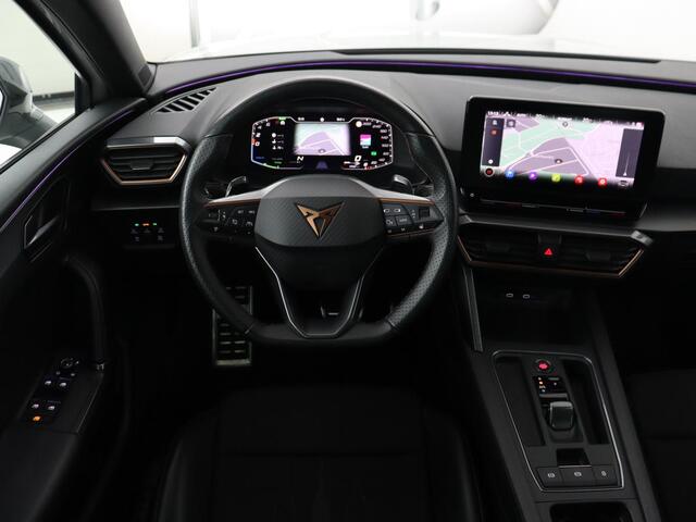 Cupra Leon 1.4 e-Hybrid | Carplay | Stoel & stuurverwarming | Camera | Adaptive cruise | Navigatie | Sfeerverlichting | Full LED | Memory | PHEV | Plug In