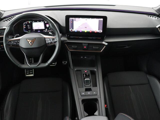 Cupra Leon 1.4 e-Hybrid | Carplay | Stoel & stuurverwarming | Camera | Adaptive cruise | Navigatie | Sfeerverlichting | Full LED | Memory | PHEV | Plug In