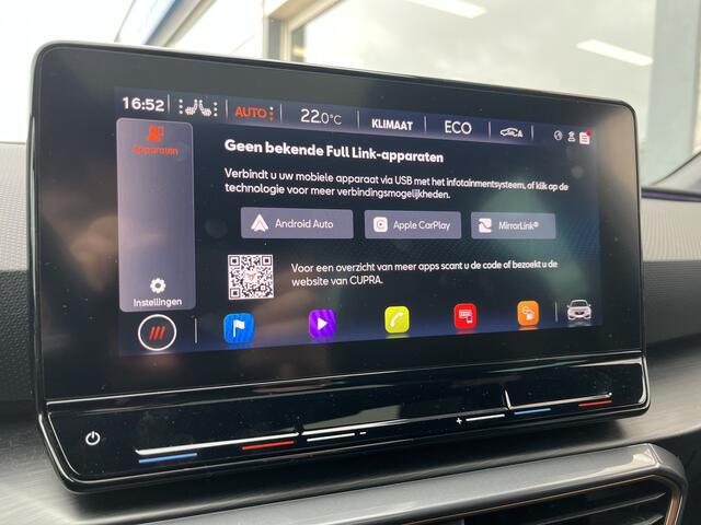 Cupra Leon 1.4 e-Hybrid VZ Performance / AUTOMAAT/ 245PK/ PANO/ STUUR+STOELVERWARM./ DODEHOEK/ ACC/ PARK.SENSOR.V+A/ CAMERA/ / FULL LINK/ KEYLESS/ NAVI/ CLIMA/ DAB/ LED/ 18'' LMV