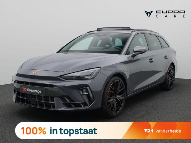 Cupra Leon Sportstourer 1.5 TSI e-Hybrid VZ Performance 272PK DSG Trekhaak, matrix led, schuif-kanteldak, achteruitrijcamera, stuur-stoelverwarming, adaptive cruise met travel assist, elek. verstelbare voorstoel, side assist, keyless, 19" lichtmetaal