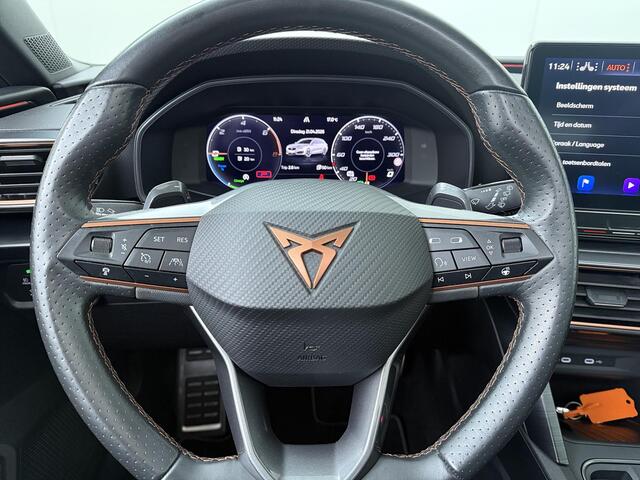 Cupra Leon Sportstourer 1.4 e-Hybrid VZ Performance | 245 PK | SoH 91% | Panoramadak | Dodehoek detectie | Virtual pedal achterklep | Adaptive cruise control |
