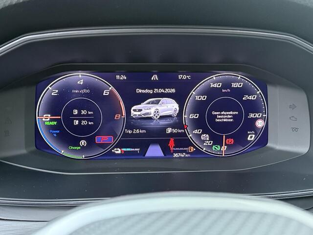 Cupra Leon Sportstourer 1.4 e-Hybrid VZ Performance | 245 PK | SoH 91% | Panoramadak | Dodehoek detectie | Virtual pedal achterklep | Adaptive cruise control |