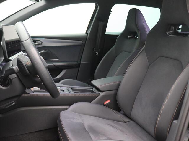 Cupra Leon Sportstourer 1.5 TSI e-Hybrid VZ Extreme 272PK DSG SOH 100%, Sennheiser Audio, Matrix LED-verlichting, Memorystoel, Elektr. Achterklep, 19" LM Velgen, Achteruitrijcamera, Keyless, Alarm