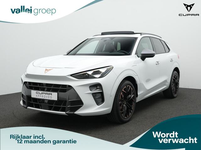 Cupra Terramar 1.5 TSI e-Hybrid 272 pk DSG VZ | Panoramadak | Trekhaak | Sennheiser | Leder/Suède | Geheugenstoel | Adaptief onderstel | 360 camera | Head-up display | Matrix LED