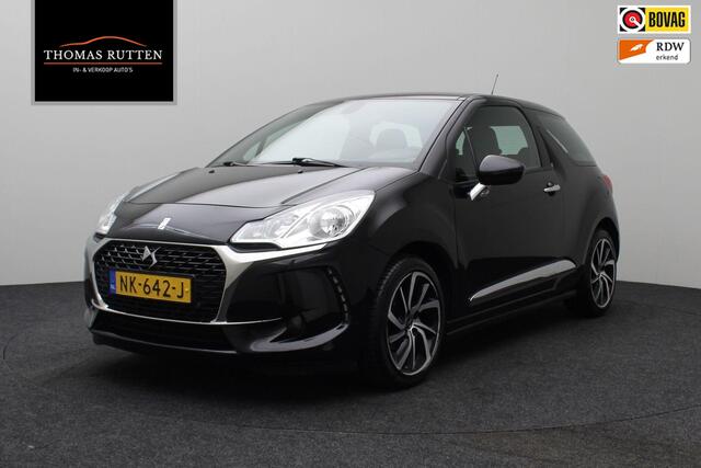 DS DS 3 1.2 PureTech So Chic 2016 | Airco | Navigatie | DAB Radio | Stoelverwarming | Achteruitrij Camera + Parkeersensoren | Cruise Control | 17' Lichtmetalen Velgen | 2 Sleutels