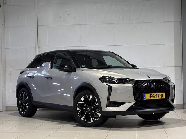 DS DS 3 E-Tense Opéra+ EV 54kWh 156pk | NAPPA LEDER | STOELMASSAGE | 360° CAMERA | HEAD-UP | KEYLESS ENTRY | NAVI | STOELVERW. | DODEHOEKBEW.