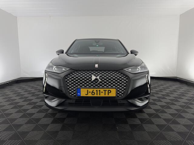 DS DS 3 CROSSBACK E-Tense Performance Line+ 50 kWh [ 3-Fase ] {SOH-90%} (INCL.BTW) *LEATHER-FABRIC | MATRIX-LED | ADAPTIVE-CRUISE | DIGI-COCKPIT | HEATED-SPORTSEATS | CAMERA | KEYLESS | NAVI-FULLMAP | DAB+ | ECC | PDC | 18''ALU*