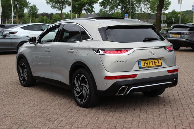 DS DS 7 Crossback E-Tense 4x4 Performance Line+ / Trekhaak / Panoramadak / Bruin Leder / Keyless / 19'' / Stoelverwarming / Dodehoek / CarPlay / DAB / Cruise Control