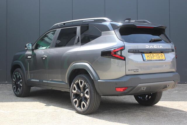 Dacia Bigster 1.8 Hybrid 155Pk Extreme | Navigatie | Virtual Cockpit | Draadloze Apple & Android Carplay | Parkeersensoren Voor & Achter | Middenarmsteun | Camera | 19 Inch Lichtmetalen Velgen | Elektrische Achterklep |