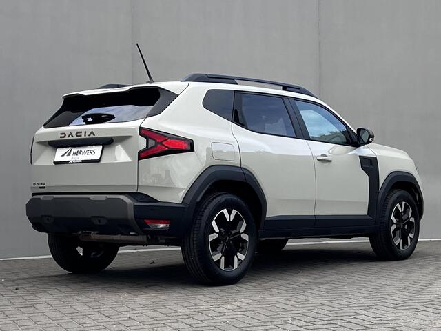 Dacia DUSTER 1.6 Hybrid 140 Extreme Automaat / Fabrieksgarantie tot 05-2028 < 100.000km** / Stuur- en stoelverwarming / Voorruitverwarming / Navigatie via Apple Carplay Android / 17" LM wielen /