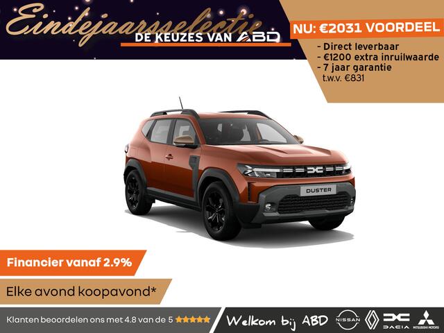 Dacia DUSTER Extreme Mild hybrid | Achteruitrijcamera | Cruise Control en snelheidsbegrenzer | Dacia Handsfree card voor openen, sluiten en starten zonder sleutel