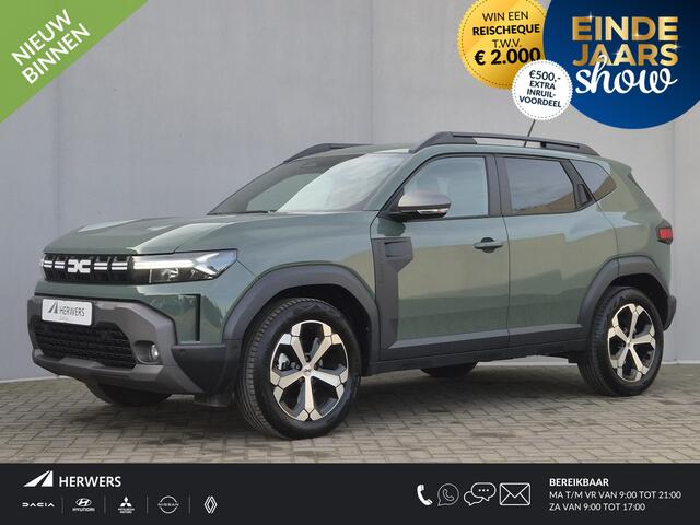 Dacia DUSTER 1.6 Hybrid 140 Journey Automaat / Fabrieksgarantie tot 04-2028<100.000 / Pack parking / Pack Winter / Draadloze telefoon lader / Apple Carplay Android Auto / Cruise control / Climate control /