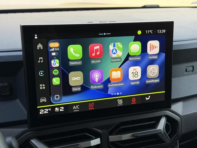 Dacia DUSTER 1.6 Hybrid 140 Journey / Fabrieksgarantie tot 04-2028<100.000 / Navigatie / Pack parking / Pack Winter / 360 CAM / Draadloze telefoon lader / Apple Carplay & Android Auto / Cruise control / Dodehoek / DAB / PDC /