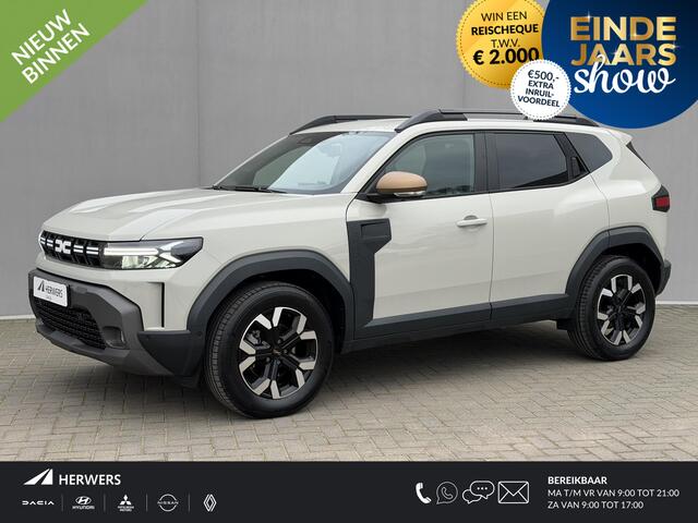 Dacia DUSTER 1.6 Hybrid 140 Extreme / Automaat / Fabrieksgarantie 05-2028 / Navigatie / Apple Carplay & Android Auto / Dodehoek Detectie / Camera 360 / Stuur & Stuurwiel verwarming /