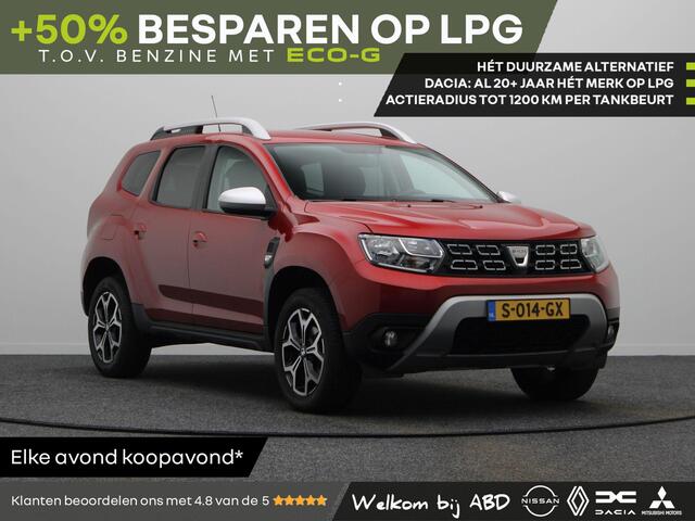 Dacia DUSTER TCe 100pk Bi-Fuel Prestige | LPG | Stoelverwarming | Dodehoek | 1e eigenaar |