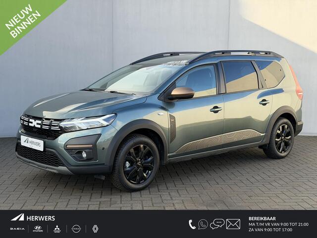 Dacia Jogger 1.6 Hybrid 140 Extreme 7p. Automaat / Fabrieksgarantie tot 11-2027 / Dealer Onderhouden / Navigatie via Apple Carplay & Android Auto / Camera / PDC / DAB / Parkeersensoren / Cruise / Clima /