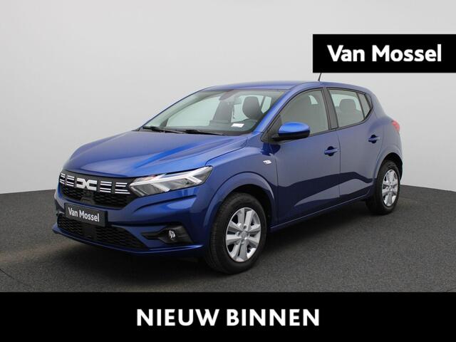 Dacia SANDERO 1.0 TCe 90Pk Expression Airconditioning | Navigatie via Apple Carplay/Android Auto | Cruise control | Parkeersensoren achter | Armsteun | Bluetooth | Regen -en Lichtsensor | Mistlampen voor |