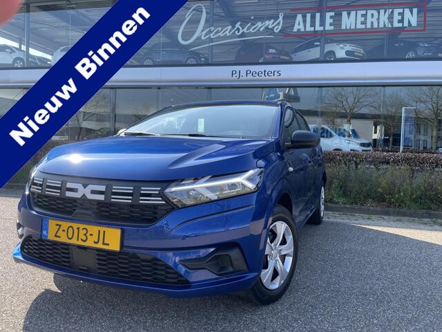 Dacia SANDERO 1.0 TCe 100 ECO-G Essential Airco - Cruise control - Parkeersensor achter - Bluetooth - Rijstrooksensor - Start/stop systeem - Stuur multifunctioneel - Led lampen - Elektrische ramen voor