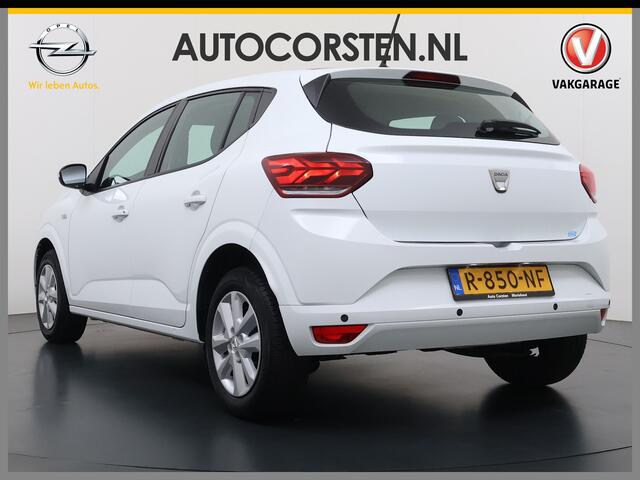 Dacia SANDERO 1.0TCe 92PK 5Drs Navi Airco Apple Carplay Android Auto Cruise Control Bluetooth Pdc Comfort Isofix Regen-Lichtsensor ESP 1e Eigenaar Origineel Nederlandse Auto