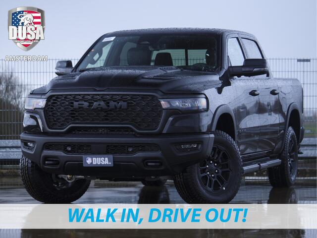 Dodge 1500 RAM | Rebel | 4x4 | Crew Cab | 3.0L Twin-turbo I6 | SST | 14,4 inch Touchscreen | 10,2 inch Passenger Screen | Harman Kardon Nieuw Binnen!