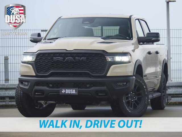 Dodge 1500 RAM | Rebel X | 4x4 | Crew Cab | 3.0L Twin-turbo I6 | SST | 14,4 inch Touchscreen | 10,2 inch Passenger Screen | 10th Anniversary edition Getoonde accessoires zijn verkrijgbaar tegen meerprijs